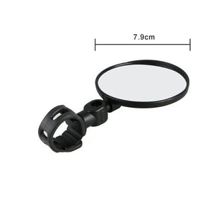1Pc Bicycle Rearview Handlebar Mirrors Cycling Rear View Bike Silicone Handle Rearview Mirror Bike Mirrors Adjustable Bicycle Cycling Rear View Mirror For Handlebar