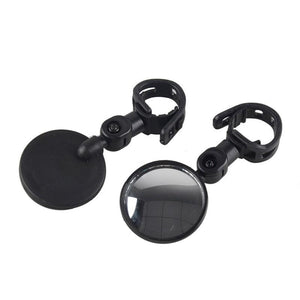 1Pc Bicycle Rearview Handlebar Mirrors Cycling Rear View Bike Silicone Handle Rearview Mirror Bike Mirrors Adjustable Bicycle Cycling Rear View Mirror For Handlebar