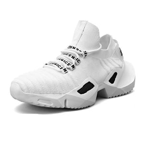 New Running Breathable Men's Sneakers Fashion Men Jogging Sports Lightweight Casual Fashion Height Increasing Casual Outdoor High Quality Mesh Jogging Non Slip Sneakers
