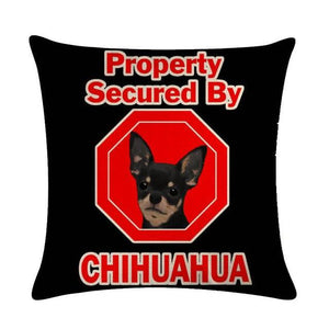 Pet Dog Elegant Design Linen Cotton Throw Pillow Covers Dog Pattern Cotton Throw Pillow Covers Car Sofa Cushion Cover Pillowcases Couch Cushion Cover Home Sofa Bed Decorative Pillows