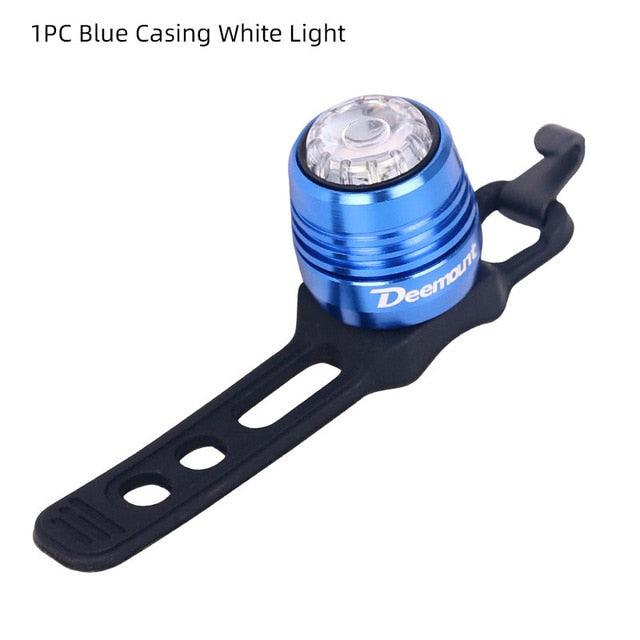 Bicycle Rear Light Bike Warning Lamp USB Charge Red White Light Color Safety Headlight Bike Tail Light Rechargeable Ultra Bright Bike Rear Light USB Rechargeable Bike LED Light