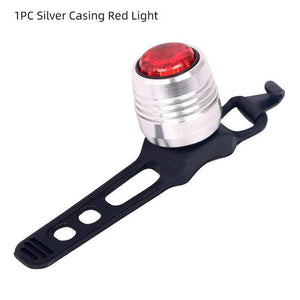 Bicycle Rear Light Bike Warning Lamp USB Charge Red White Light Color Safety Headlight Bike Tail Light Rechargeable Ultra Bright Bike Rear Light USB Rechargeable Bike LED Light