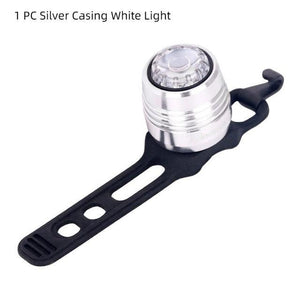 Bicycle Rear Light Bike Warning Lamp USB Charge Red White Light Color Safety Headlight Bike Tail Light Rechargeable Ultra Bright Bike Rear Light USB Rechargeable Bike LED Light