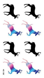 Luxury Head Deer Waterproof Temporary Stickers Tattoo Modern Colorful Tatoo For Women Men