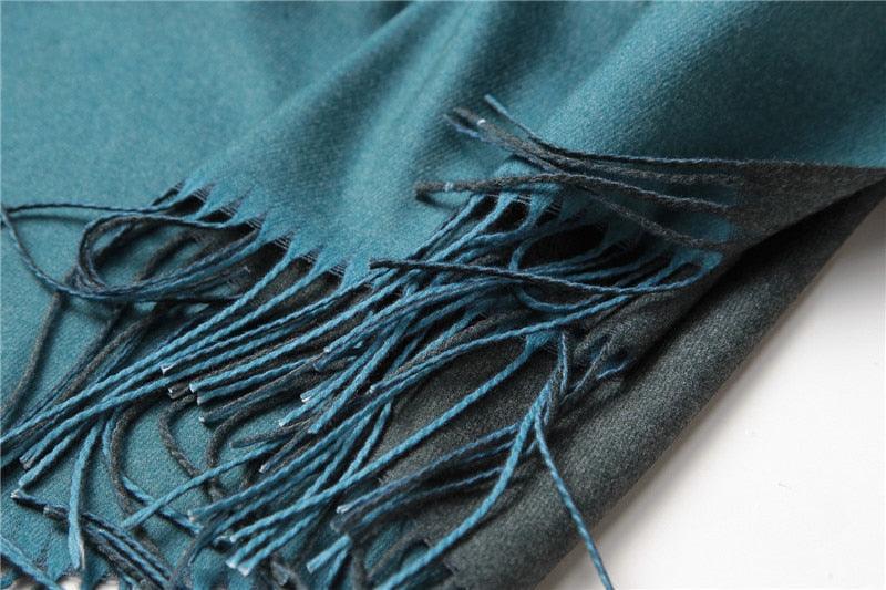 Fashion Winter Solid Soft Scarf Cashmere Lightweight Scarves Shawls Cashmere Escharpe Scarfs Lightweight Shawls Hijabs Shawls Escharpe Elegant Wrap Blanket Bandana Tassel For Lady