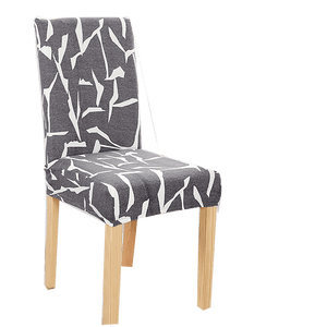 New Chair Covers Spandex Stretch Chair Covers Dining Slipcover Decorative Chair Cover floral For Kitchen Wedding Banquet Hotel Stretch Armless Chair Slipcover for Dining Room Seat Cushion, Spandex Kitchen Parson Chair Protector Cover, Removable & Washable