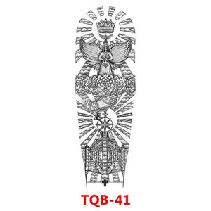 Full Arm Large Size Sleeve Temporary Sticker Dragon Tattoo Waterproof Body Art Realistic 3D Design For Mens