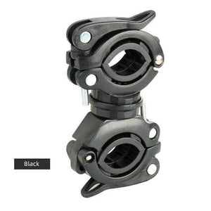Bicycle Light Bracket Bike Lamp Holder LED Headlight Pump Stand Quick Release Mount 360 Degree Rotatable Universal Flashlight Mount Holder Mount Bicycle Mounting Bracket Flashlight Holder