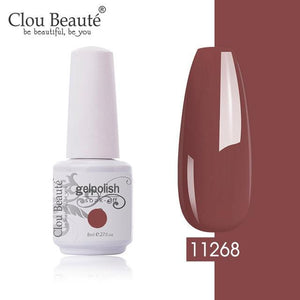 New 2022 Women Gel Nail Polish Pure Pink UV Gel Nail Polish Art Manicure Luxury Colorful Design For Ladies and Womens