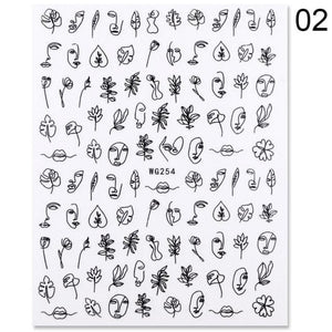 Alphabet Love Shaped  Pattern 3D Nail Stickers Slider Valentine Day Decals Foil For Love Nail Art Decoration Pop Art Nail Stickers Sexy Girl Designs Comics Water Transfer Decals Manicure Lips Nail Art Decorations Slider Nail Art Stickers
