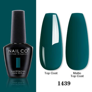 Womens Gel Nail Polish Multi Glossy and Matte Colors Elegant Manicure Design For Womens