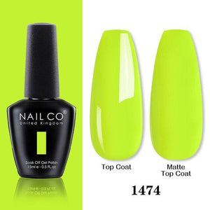 Womens Gel Nail Polish Multi Glossy and Matte Colors Elegant Manicure Design For Womens