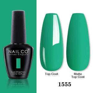 Womens Gel Nail Polish Multi Glossy and Matte Colors Elegant Manicure Design For Womens