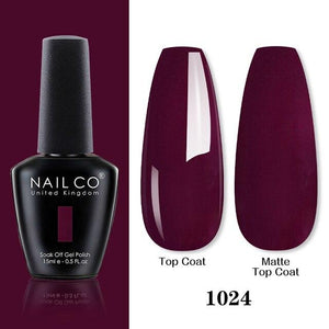 Womens Gel Nail Polish Multi Glossy and Matte Colors Elegant Manicure Design For Womens
