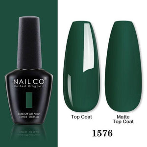 Womens Gel Nail Polish Multi Glossy and Matte Colors Elegant Manicure Design For Womens