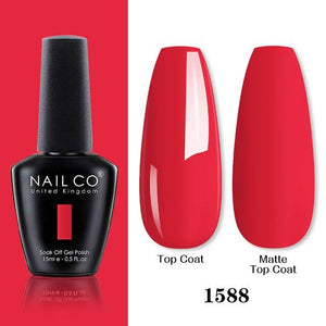 Womens Gel Nail Polish Multi Glossy and Matte Colors Elegant Manicure Design For Womens