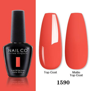 Womens Gel Nail Polish Multi Glossy and Matte Colors Elegant Manicure Design For Womens