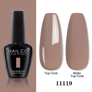 Womens Gel Nail Polish Multi Glossy and Matte Colors Elegant Manicure Design For Womens