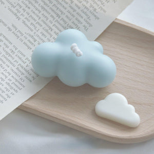 Small Scented Cloud Shape Birthday Candle Handmade Scented Candle Hand Poured Decorative Candle Aesthetic Candle Room Decor For Home Use Bedroom Romantic Soy Candle Home decoration Mother's Day Gifts