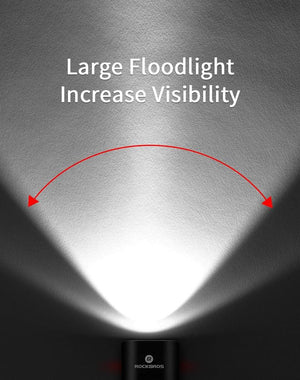 Bike Light Rainproof USB Rechargeable LED 2000mAh MTB Front Lamp Headlight Aluminum Ultralight Flashlight Super Bright Bicycle Front Headlight 5 Light Modes And Large Capacity Battery
