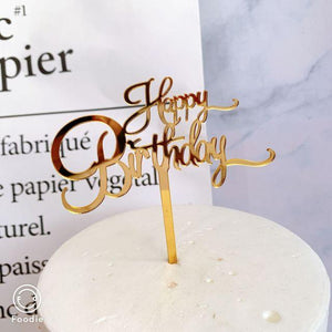 Acrylic One Cake Topper Top Cake One Cake Topper Birthday Cake Topper Double Sided For Anniversaries And Parties  Birthday Party Cupcake Toppers Flags Wedding Baby Shower Supplies Lovely Baking Dessert Decorations