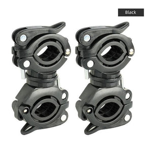 Bicycle Light Bracket Bike Lamp Holder LED Headlight Pump Stand Quick Release Mount 360 Degree Rotatable Universal Flashlight Mount Holder Mount Bicycle Mounting Bracket Flashlight Holder