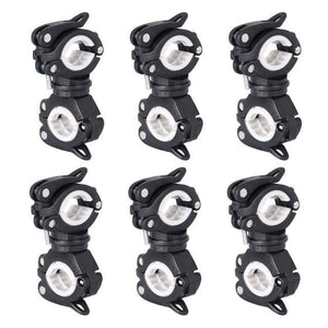 Bicycle Light Bracket Bike Lamp Holder LED Headlight Pump Stand Quick Release Mount 360 Degree Rotatable Universal Flashlight Mount Holder Mount Bicycle Mounting Bracket Flashlight Holder