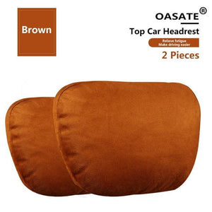 Luxury Car Neck Pillow Car Travel Neck Rest Pillows Seat Cushion Support Car Headrest Neck Support Seat Design Class Soft Universal Adjustable Car Neck Pillow Waist Pillow Universal Driving Seat Car Pillow Sleeping Neck Headrest
