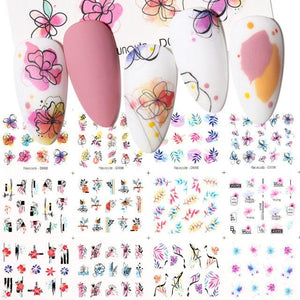 Gold 3D Nail Sticker Curve Stripe Lines Nails Stickers Gradient Adhesive Striping Tape Nail Foil Nail Art Stickers Decals Silver Strip Line Nail Decal Self-Adhesive 3D Wave Decal Decoration Metallic Curve Design Decoration for Women Girls