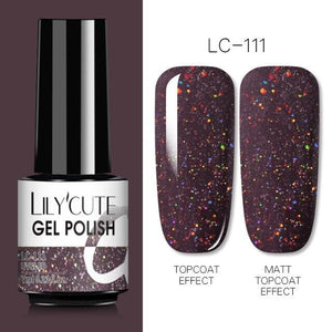 2022 New Fashion Purple Womens Nail Gel 7ml Permanent UV LED Base Matte Glossy Luxury Colorful Effect Nail Gel for Women and Girls