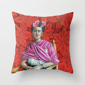 New Creative Red Cushion Case Hot Modern Home Outdoor Decorative Geometry Square Pillow Case Decorative Pillows Case Sofa Couch Seat Polyester Pillows Covers 45x45CM