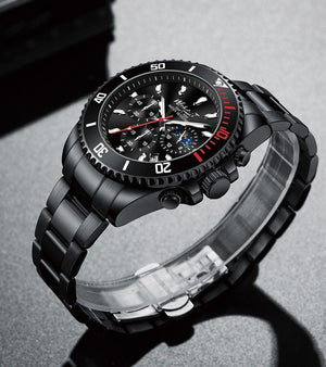 TREND New Men's Elegant Watch Waterproof And Scratch Resistant Stylish Stainless Steel Durable Wrist Watch