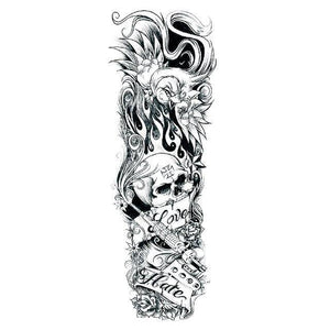 Large Colorful Tattoos For Men Waterproof Dragon Sticker Temporary Luxury Big 3D Tattoo Modern Design