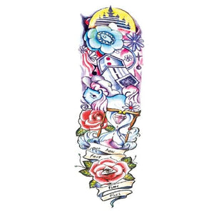 Large Colorful Tattoos For Men Waterproof Dragon Sticker Temporary Luxury Big 3D Tattoo Modern Design