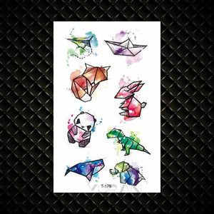 Fashion Small Sexy Black Temporary Waterproof Tattoo Cute Star Heart Tattoos Sticker Body Finger Tattoo For Kids Womens