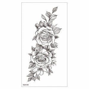 Big Tiger Lion Waterproof Temporary Sticker Tattoo Arm Legs Fake Tattoo Stickers For Adults Realistic Luxury Design For Mens Womens
