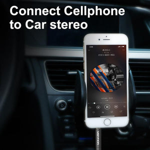 Durable 3.5mm Audio Aux Cable Jack For Speaker Headphone Car Audio Mobile Phones