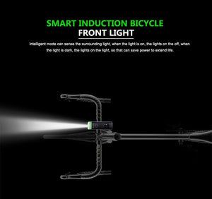 Front Bicycle Light USB Rechargeable LED Bike Light Waterproof Cycling Headlight Climbing Safety Flashlight Lamps Bike Light Super Bright Bicycle Light Easy To Install Fits All Bikes Headlights With Modes
