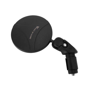 Adjustable 360 Rotation Bike Rearview Mirror Safety Cycling Wide Angle Rear View Bicycle Handlebar Mirrors For 18-22MM Grips Bike Mirror Bicycle Handlebar Rearview Mirrors HD Safety Rear View Mirror Convex Mirror With 360˚Adjustable