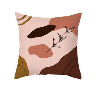 Abstract Line Drawing Cushion Case Modern Abstract Painting Pillow Case Beautiful Art Cushion Covers Art Sofa Pillows Case Livingroom Decorative Pillow 45x45CM