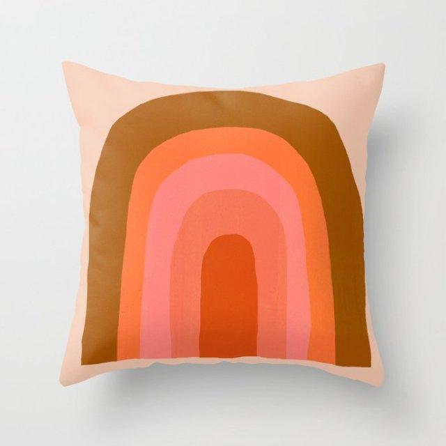 Abstract Line Drawing Cushion Case Modern Abstract Painting Pillow Case Beautiful Art Cushion Covers Art Sofa Pillows Case Livingroom Decorative Pillow 45x45CM