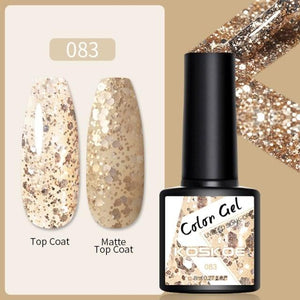 Spring Summer Nail Gel Polish Colorful UV LED Diamond Stylish Glossy and Matte Fashion Design For Womens