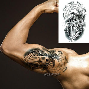 57 Sheets Temporary Tattoo Stickers Set Waterproof Temporary Tattoo Waist Arm Modern Stylish Big Black Tattoos For Womens Mens