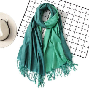 Fashion Winter Solid Soft Scarf Cashmere Lightweight Scarves Shawls Cashmere Escharpe Scarfs Lightweight Shawls Hijabs Shawls Escharpe Elegant Wrap Blanket Bandana Tassel For Lady
