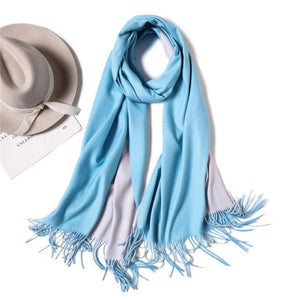 Fashion Winter Solid Soft Scarf Cashmere Lightweight Scarves Shawls Cashmere Escharpe Scarfs Lightweight Shawls Hijabs Shawls Escharpe Elegant Wrap Blanket Bandana Tassel For Lady