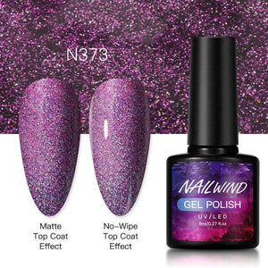 New Womens Fashion Gel Nail Polish UV LED Semi Permanent Matt Glossy Effect Luxury Manicure Design