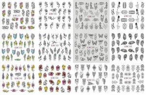 Pop Art Nail Stickers Sexy Girl Designs Comics Water Transfer Decals Manicure Lips Nail Art Decorations Slider Nail Art Stickers Decals Nail Art Supplies Valentines Day 3D Self-Adhesive Nail Decorations Accessories Women Girls Manicure Decorations