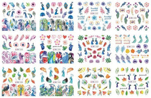Pop Art Nail Stickers Sexy Girl Designs Comics Water Transfer Decals Manicure Lips Nail Art Decorations Slider Nail Art Stickers Decals Nail Art Supplies Valentines Day 3D Self-Adhesive Nail Decorations Accessories Women Girls Manicure Decorations