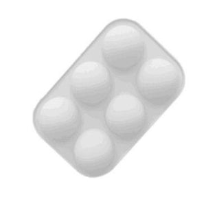 Half Sphere Silicone Soap Molds Bakeware Cake Decorating Tools Pudding Jelly Chocolate Fondant Mould Ball Biscuit Baking Mould 6 Holes Silicone Mold Half Ball Sphere For Making Chocolate Cake Jelly Pudding Handmade Soap