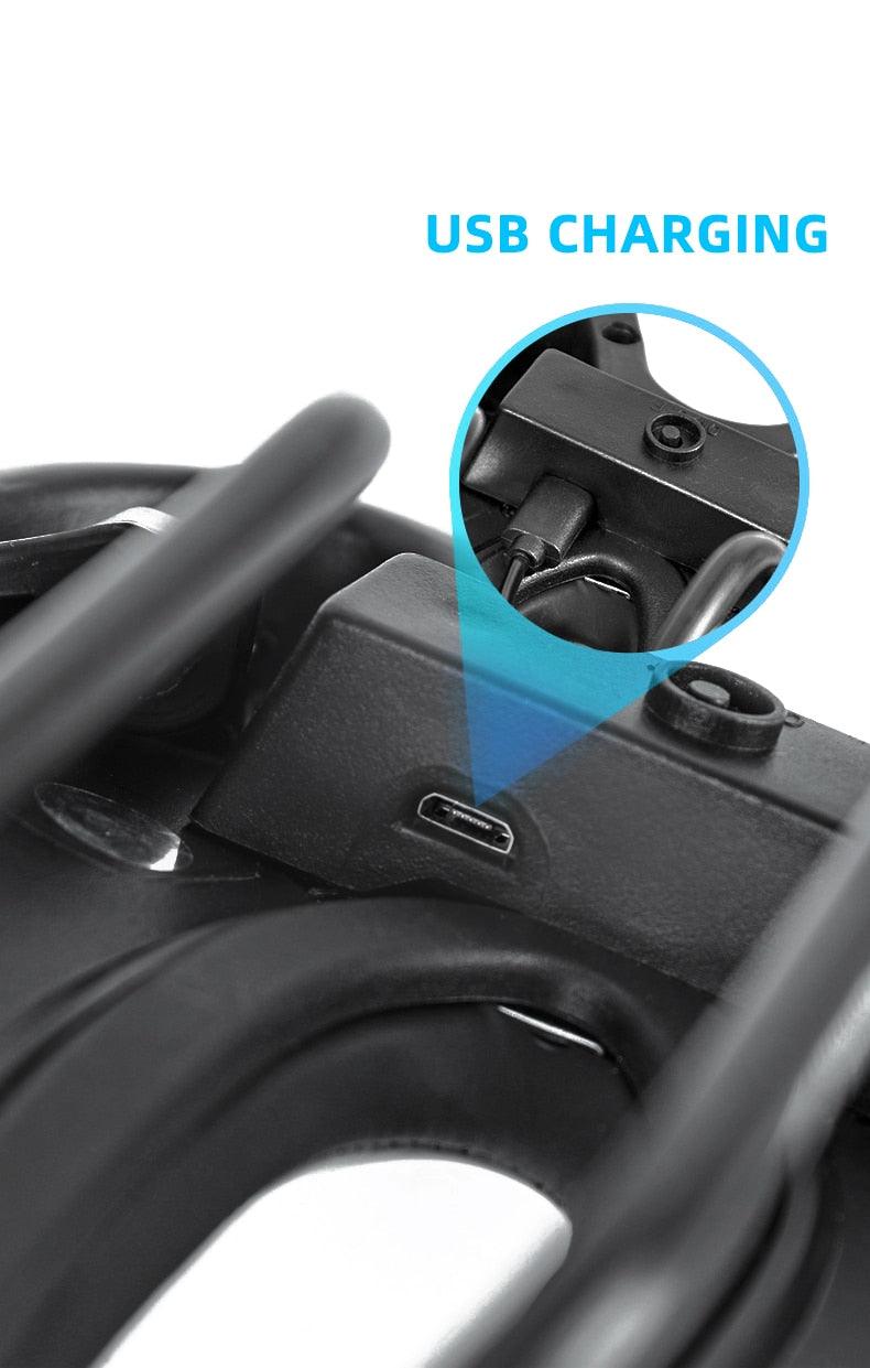 Road Bike Saddle Bicycle Seat With Warning Taillight USB Charging Mountain Cycling Racing PU Breathable Soft Seat Cushion Comfortable Bicycle Seat With Central Relief Zone Ergonomics Design Exercise Bike Seat